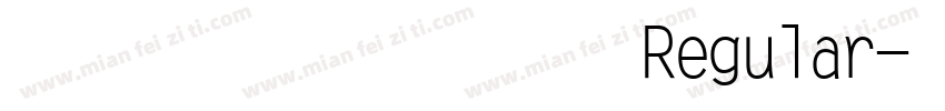 文鼎晶栩中黑 Regular字体转换